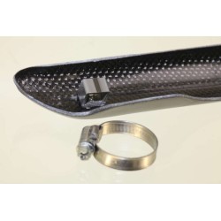 Protection coude echappement carbone JITSIE HONDA tlr 200-250