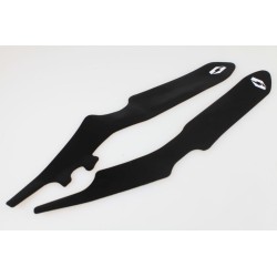 Autocollant bas de cadre JITSIE SHERCO 2016-2022 noir