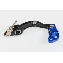 Pédale frein arrière SHERCO/SCORPA JITSIE Race adaptable noir embout bleu