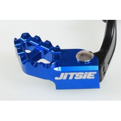 Pédale frein arrière SHERCO/SCORPA JITSIE Race adaptable noir embout bleu