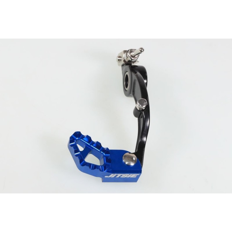 Pédale frein arrière SHERCO/SCORPA JITSIE Race adaptable noir embout bleu