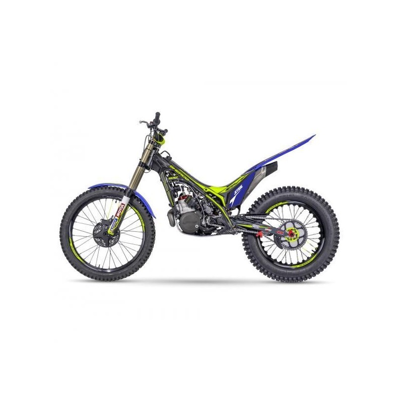 Autocollant boitier filtre JITSIE SHERCO 2016-2022 bleu