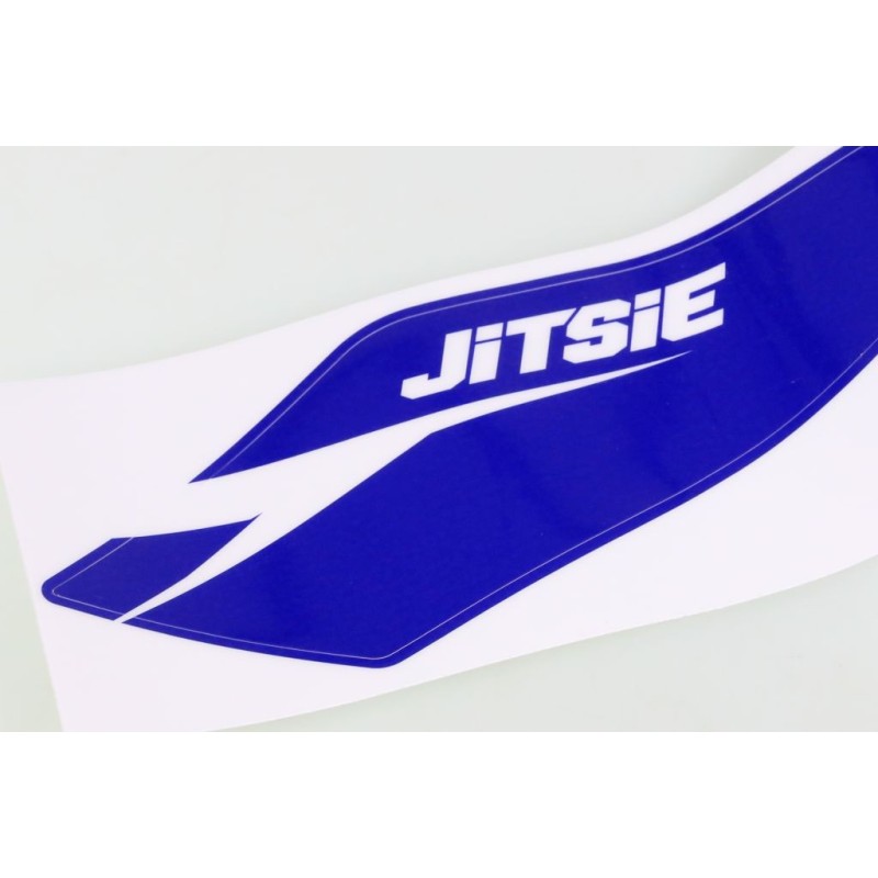 Autocollant boitier filtre JITSIE SHERCO 2016-2022 bleu