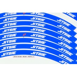 Autocollant cerceau de roue JITSIE bleu