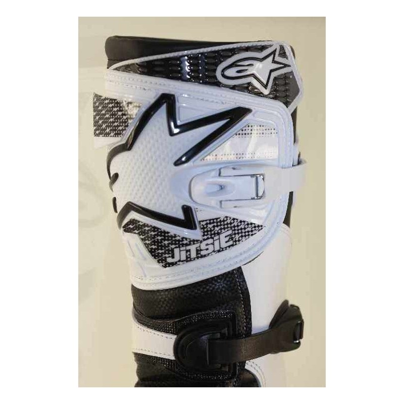 Autocollant JITSIE deco bottes ALPINESTARS noir 