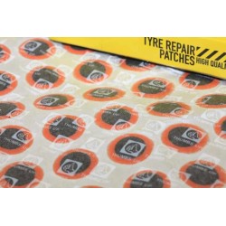 Rustines boite 100 pieces 25mmx25mm JITSIE