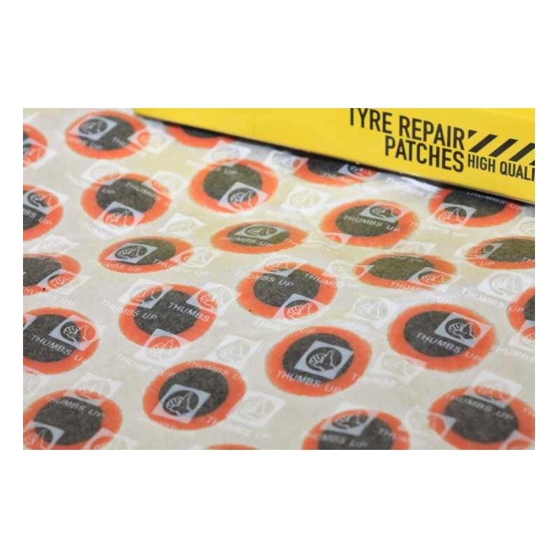 Rustines boite 100 pieces 25mmx25mm JITSIE