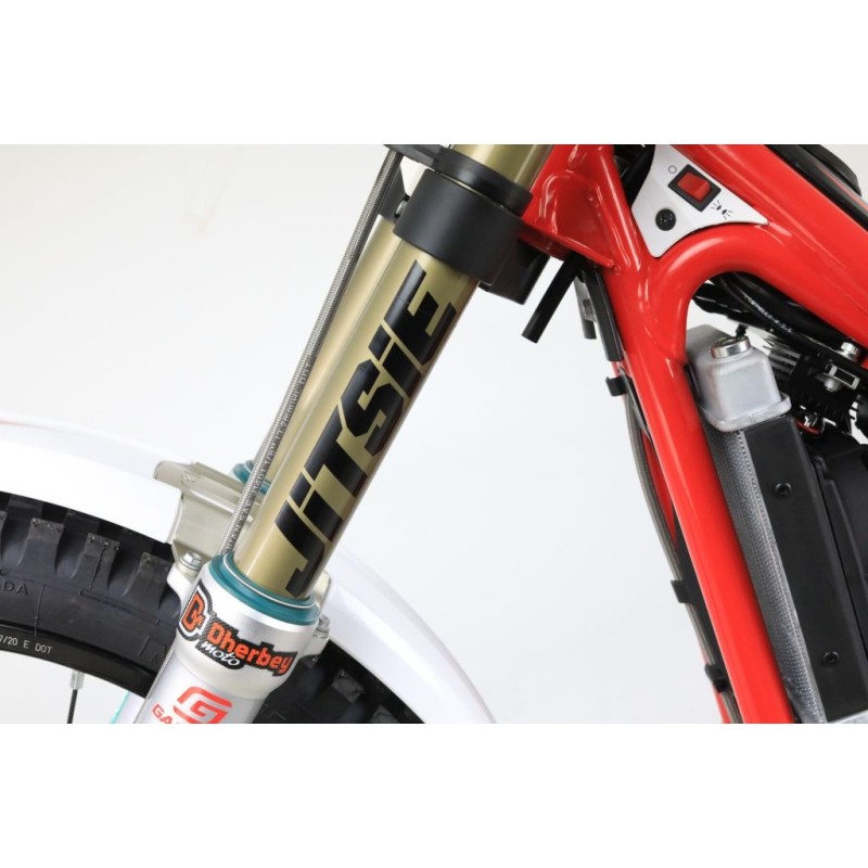 Tube fourche TECH alu JITSIE gauche titane