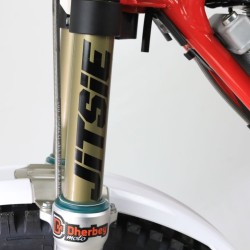 Tube fourche TECH alu JITSIE gauche titane