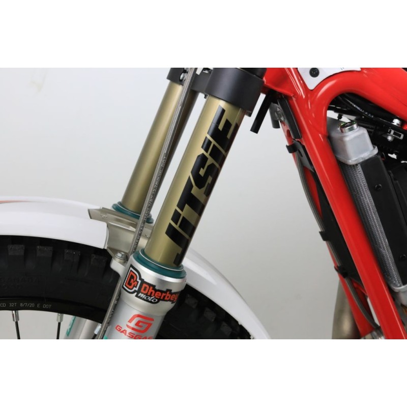 Tube fourche TECH alu JITSIE gauche titane