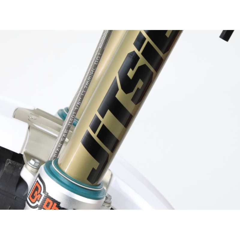 Tube fourche TECH alu JITSIE droit titane