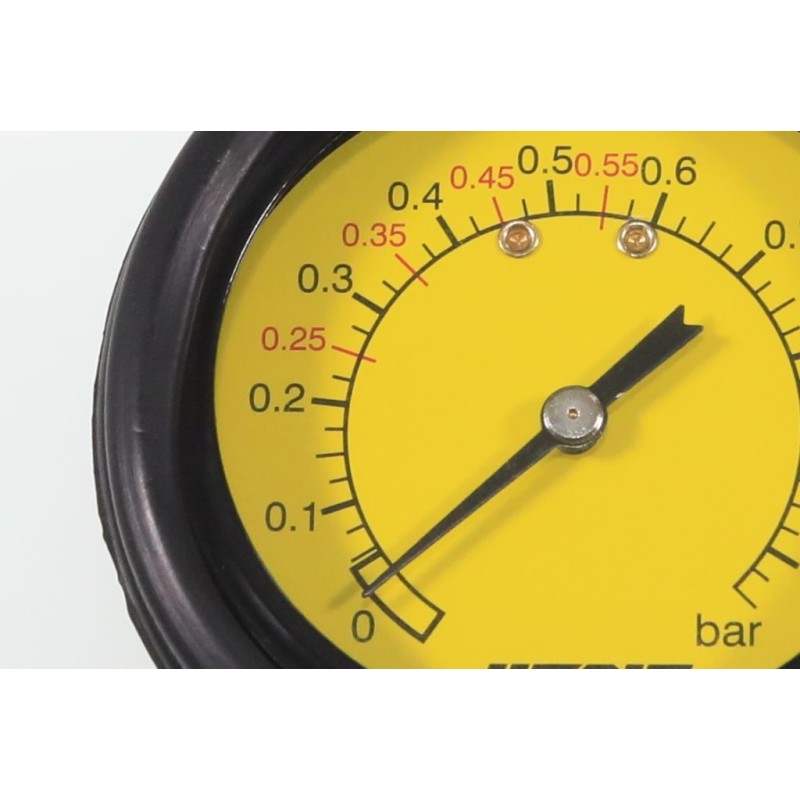 Manometre pression analogique JITSIE 0/1 bar avec valve