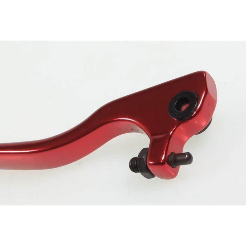 Levier embrayage long type AJP droit JITSIE adaptable rouge