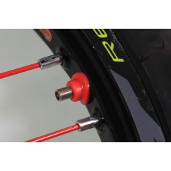 Joint de valve chambre à air JITSIE rouge la paire