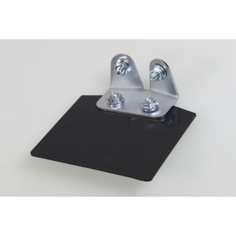 Support plaque immatriculation JITSIE universel plastique noir