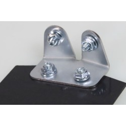 Support plaque immatriculation JITSIE universel plastique noir