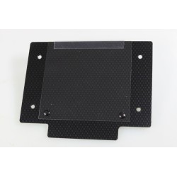 Plaque numero JITSIE noir avec fenêtre