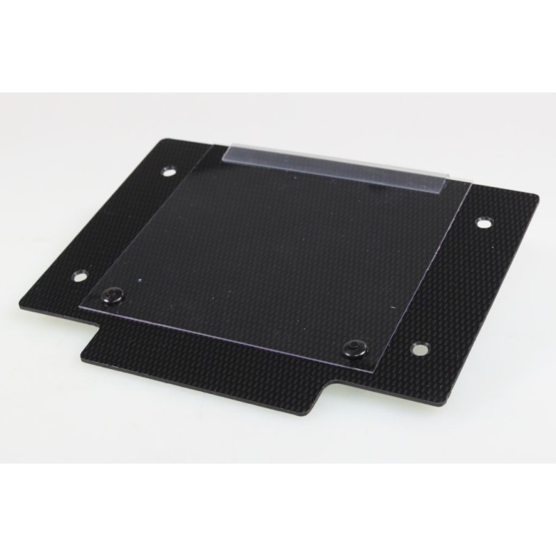 Plaque numero JITSIE noir avec fenêtre