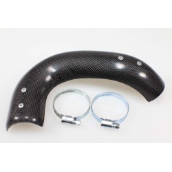 Protection coude echappement carbone JITSIE TRS