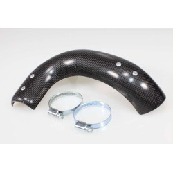 Protection coude echappement carbone JITSIE TRS