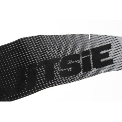 Autocollant protection silencieux JITSIE TRS noir/gris