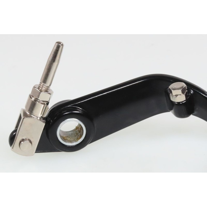 Pédale frein arrière TRS JITSIE Race adaptable noir embout rouge 