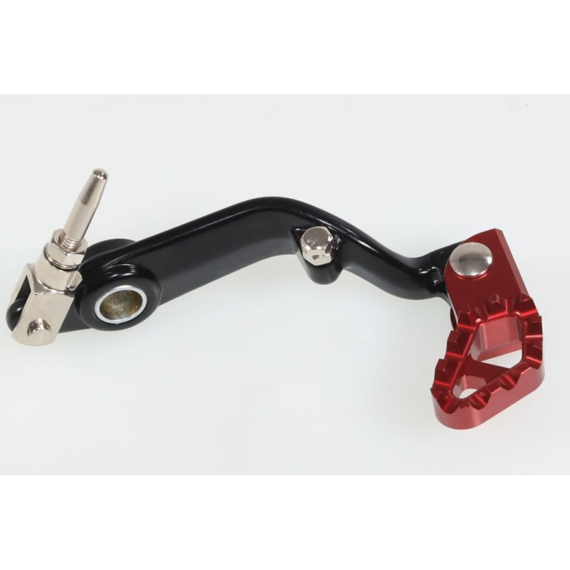 Pédale frein arrière TRS JITSIE Race adaptable noir embout rouge 