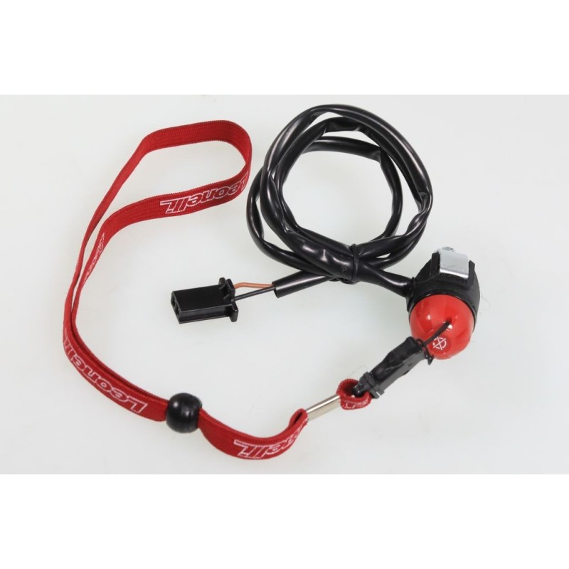 Coupe contact moto électrique JITSIE LEONELLI rouge