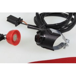 Coupe contact moto électrique JITSIE LEONELLI rouge
