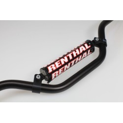 Guidon avec barre 22.2mm RENTHAL hauteur 6.0 pouces noir