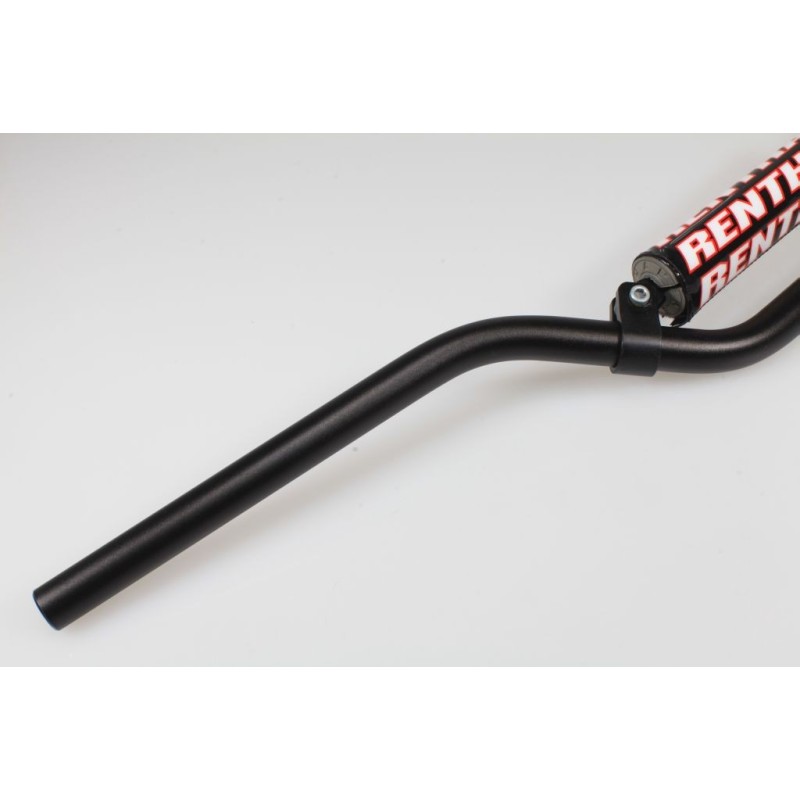 Guidon avec barre 22.2mm RENTHAL hauteur 6.0 pouces noir