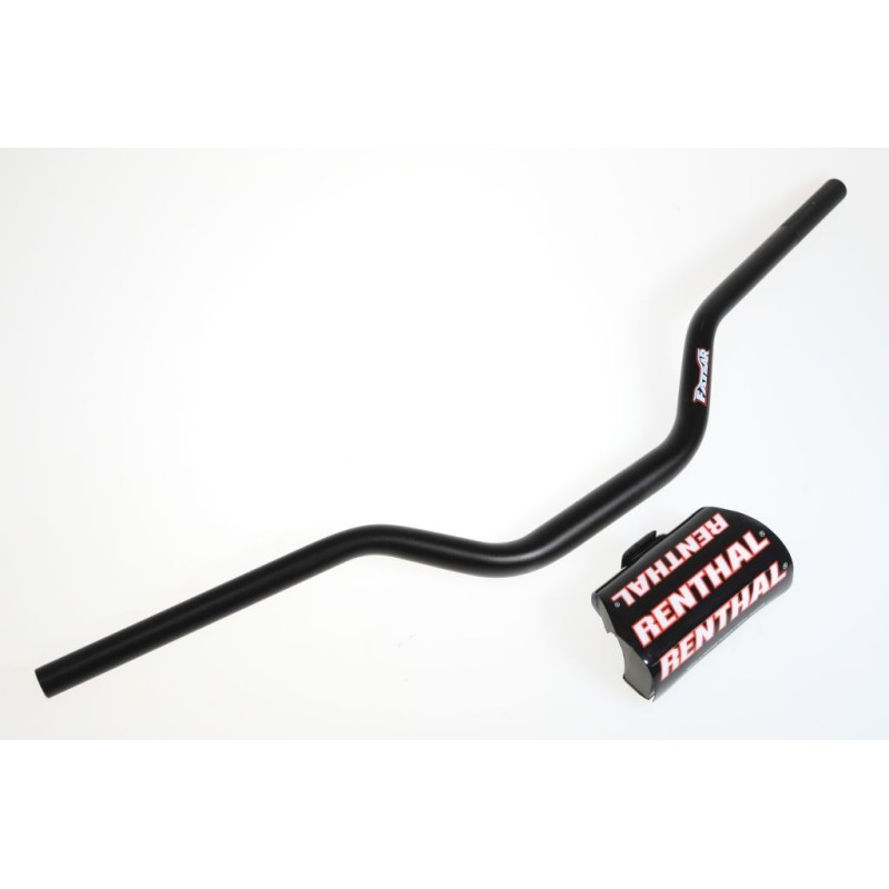 Guidon sans barre 28.6mm RENTHAL hauteur 6.0 pouces noir