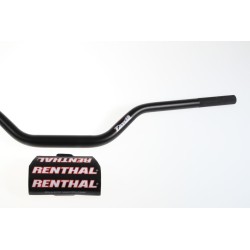 Guidon sans barre 28.6mm RENTHAL hauteur 6.0 pouces noir