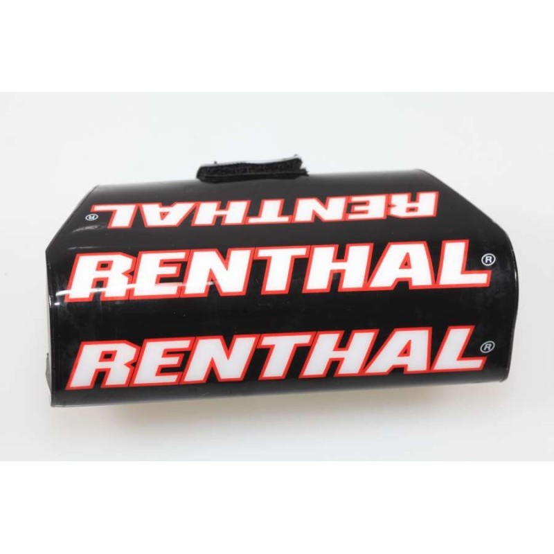 Mousse guidon sans barre RENTHAL noir/rouge