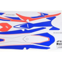 Autocollant garde boue AV/AR JITSIE BETA 2019 evo factory