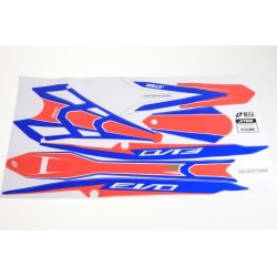 Autocollant garde boue AV/AR JITSIE BETA 2020 evo factory
