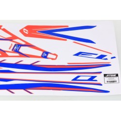Autocollant garde boue AV/AR JITSIE BETA 2021 evo factory
