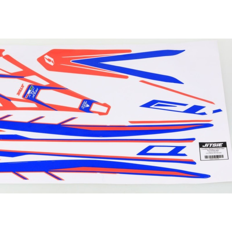 Autocollant garde boue AV/AR JITSIE BETA 2021 evo factory