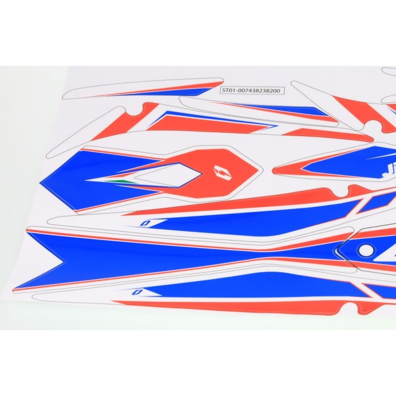 Autocollant garde boue AV/AR JITSIE BETA 2015 factory
