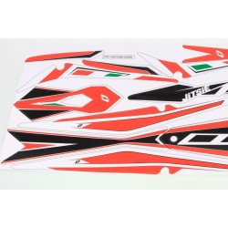 Autocollant garde boue AV/AR JITSIE BETA 2016 evo