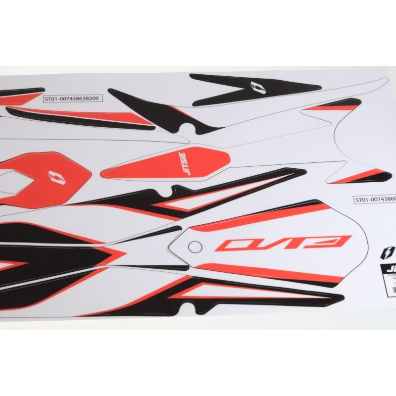 Autocollant garde boue AV/AR JITSIE BETA 2018 evo