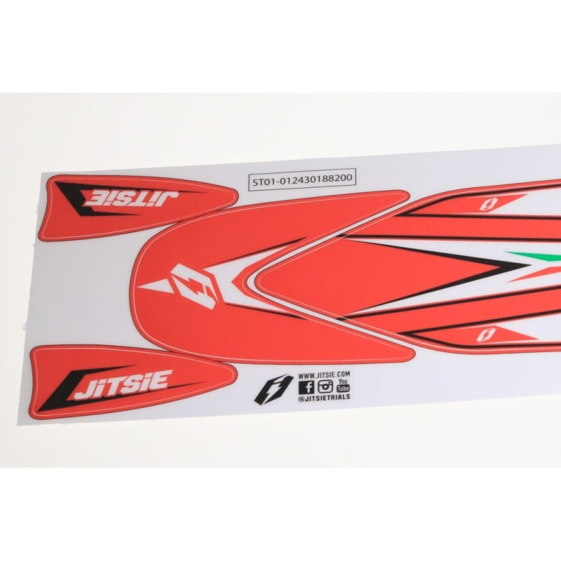 Autocollant garde boue AR JITSIE BETA 2015 evo 80