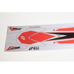 Autocollant garde boue AR JITSIE BETA 2016 evo 80