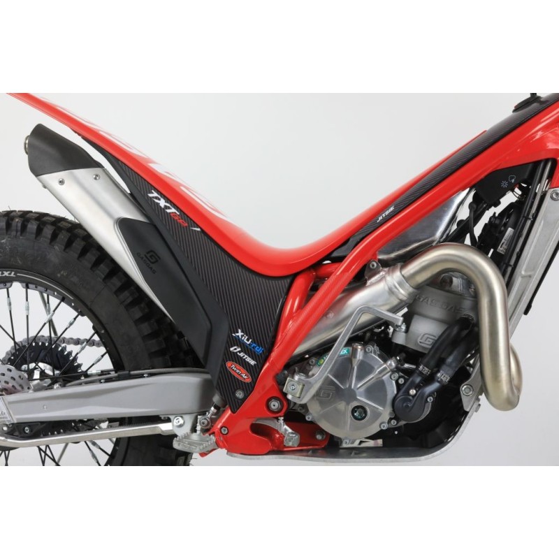 Autocollant boitier filtre JITSIE GASGAS 2023 carbone