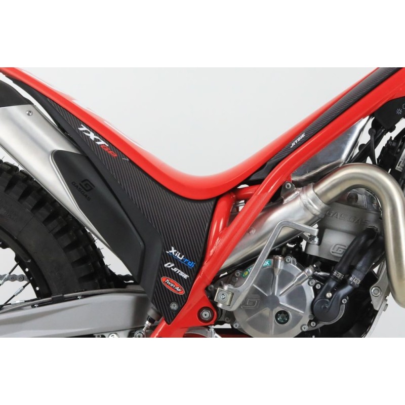 Autocollant boitier filtre JITSIE GASGAS 2023 carbone