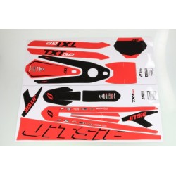 Kit déco JITSIE GASGAS 2023 GP adaptable rouge/noir