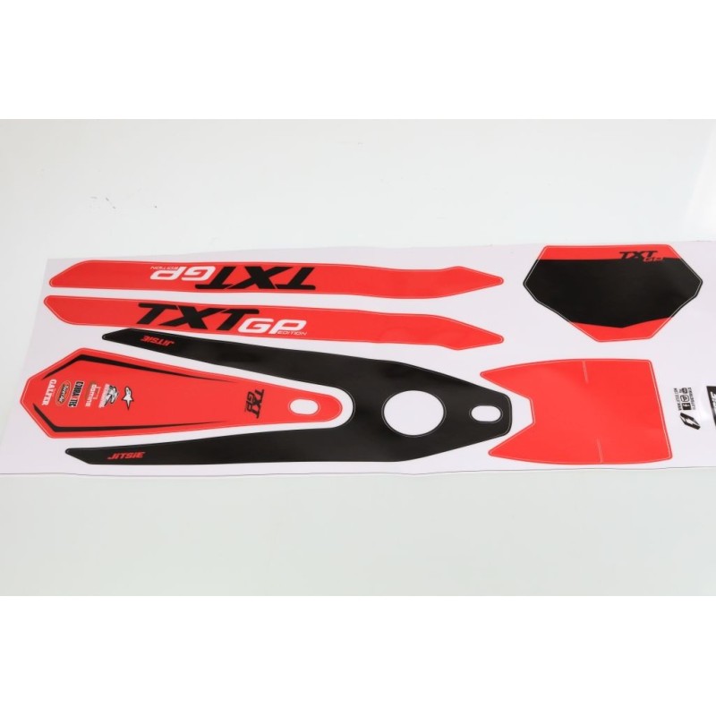 Kit déco JITSIE GASGAS 2023 GP adaptable rouge/noir