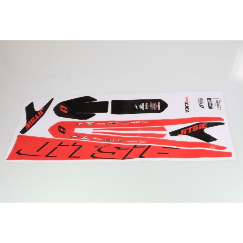 Kit déco JITSIE GASGAS 2023 GP adaptable rouge/noir