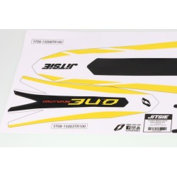 Autocollant garde boue AV/AR JITSIE TRS 2017 One