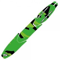 Autocollant garde boue AV/AR JITSIE VERTIGO 2019 Titanium R